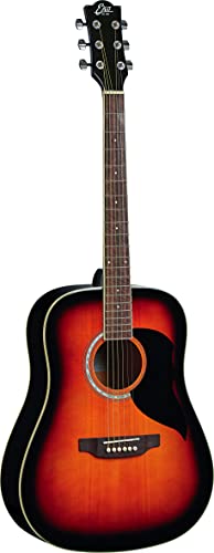 Eko Guitars - Ranger 6 Brown Sunburst, Chitarra Acustica Serie Ranger, Colore Brown Sunburst
