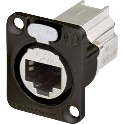 Neutrik Ne8Fdx-P6-B - Presa Da Pannello A D Cat6, Nera