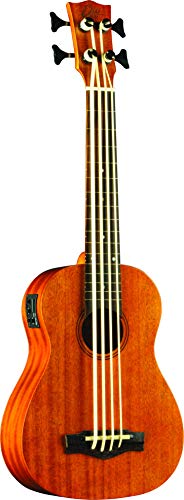 Eko Guitars Uku Duo Ukubass Fretless - La Fusione Tra Un Basso E Un Ukulele, Colore Naturale