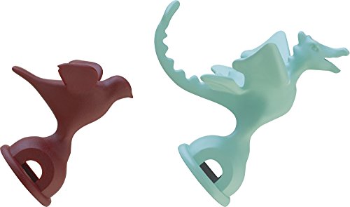 Alessi Mgwhs2 Set Di Fischietti In Pa Per Bollitori, 2 Pezzi, Verde/Rosso