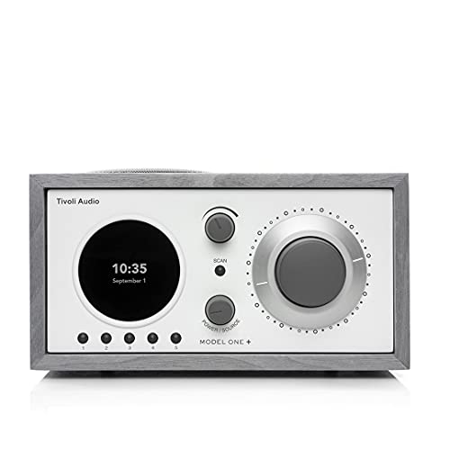 Tivoli Audio Model One + Fm/Dab+ Radio Con Bluetooth E Telecomando (Grigio/Bianco)