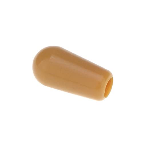 Musiclily Pro Inch Size Thread Plastica Tip Selettore Toggle Switch Per Chitarra Stile Lp, Ambra (2 Pezzi)