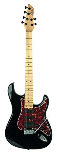 Eko Music Aire Lite Electric Guitar Stratocaster 6Strings Black, Red - Guitars (6 Strings)