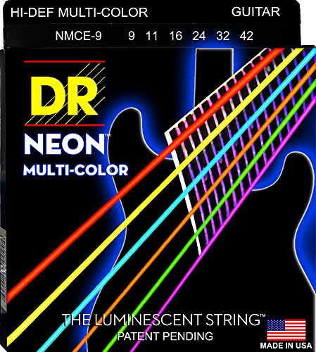 Rrd Dr String Mce-9 Multi-Color Set Di Corde Per Chitarra Elettriche