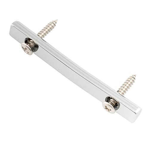 Musiclily Pro 48Mm Abbassacorde Barra In Ottone String Retainer Bar Per Ponte Tremolo Double Locking Floyd Rose, Cromato