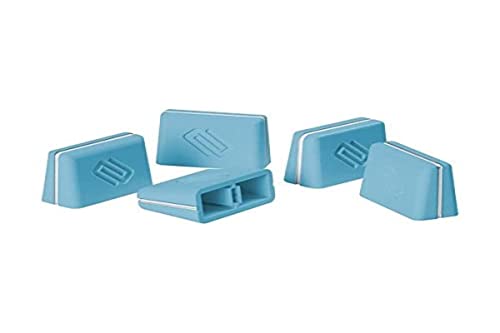 Reloop Fader Cap Set Blue - 5 Fader Caps, Rivestimento In Gomma Per Una Stretta Presa, Compatibile Con La Maggior Parte Dei Mixer E Controller Per Dj,