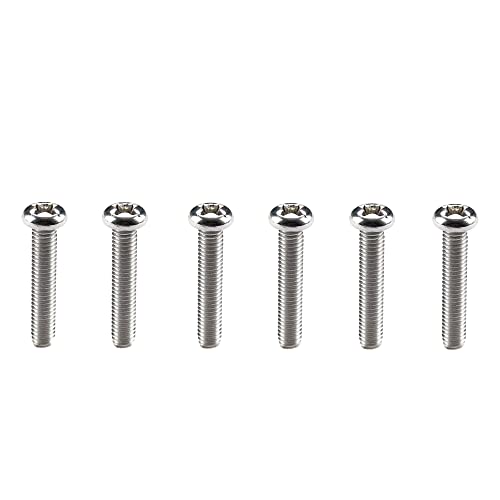 Musiclily Pro Metrica M3X16Mm Viti Intonazione Selle In Acciaio Inossidabile Per Ponte Tremolo Chitarra Elettrica Tipo Strato Import, Colore Originale