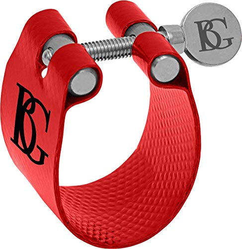 Bg Lfb9 Flex Fabric Ligature ~ Clarinet ~ Rosso