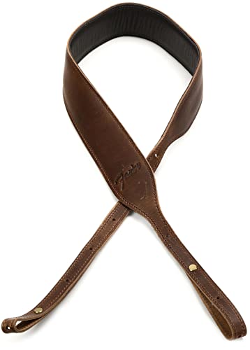 Fender, Paramount Banjo Lthr Strap Brn, Marrone