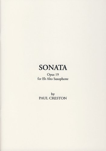 Creston – Sonata Op.19 Para Saxofon Mib Y Piano