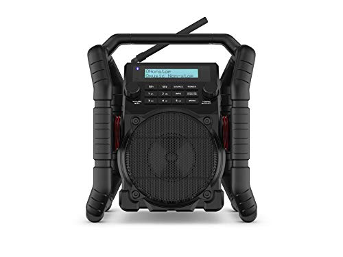 Perfectpro Ubox500R Radio Da Cantiere Dab+, Fm Bluetooth®, Aux, Usb, Funzione Di Ricarica Della Batteria Fm, Shock