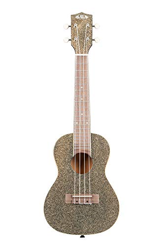Kala Ka-Sprk-Gold Ukulele Concerto Sparkle Gold Oro Luicdo Con Borsa