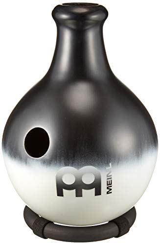 Meinl Percussion Id9Bk/Wh - Tamburo Ibo, Mod. Liquid, In Fibra Di Vetro, Misura Grande, Colore: Bianco/Nero