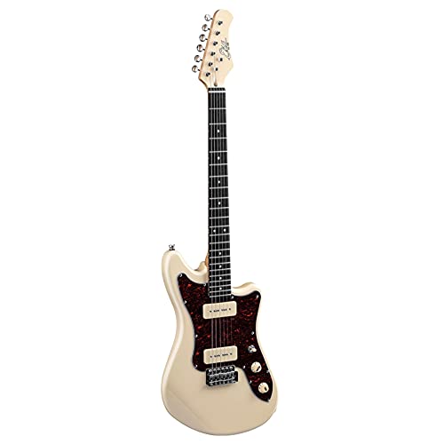 Eko Camaro Vr 2-90 Cream - Chitarra Elettrica Con Pick-Up P-90, Crema