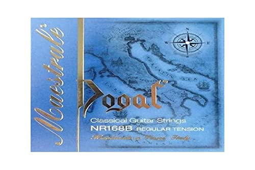 Dogal® »Nr168B Classic Guitar Set Maestrale« Corde Per Chitarra Classica - Blue Nylon/Silver Plated Copper - Regular Tension