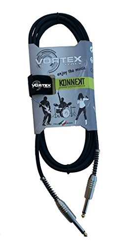Vortex Italy Kk500 Cavo Professionale Jack 5Mt Strumenti Chitarra Basso Tastiera