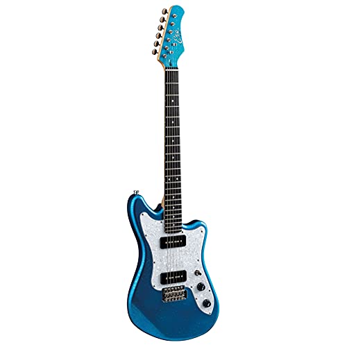 Eko Camaro Vr 2-90 60° Anniversario Blue Sparkle - Chitarra Elettrica A 3 Vie Con Pickup P-90, Blu Luccicante