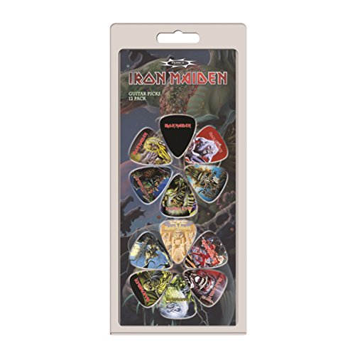 Perri'S Leathers Lp12-Inm1 Medium Celluloid Plastic, 12-Pieces Per Package Guitar Picks