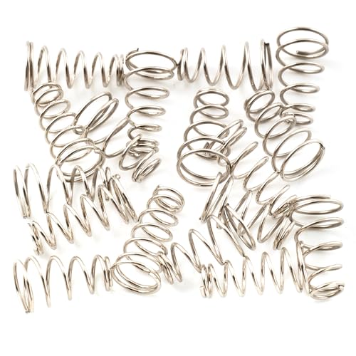 Musiclily 12X4,5/6,5Mm Molle Forma Della Torre Per Chitarra Pickup Single Coil,Nichel (20 Pezzi)