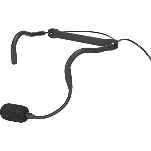 Samson - Qex - Microfono Headset Fitness, Nero
