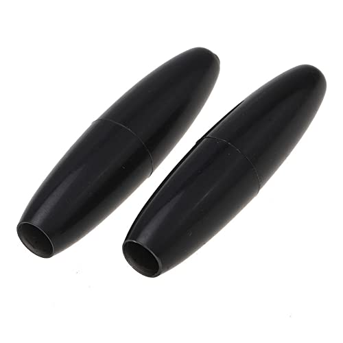 Musiclily Pro 5Mm Plastica Chitarra Tappo Leva Vibrato Tips Per Diametro 4,8 Mm Tremolo Arm, Nero (2 Pezzi)