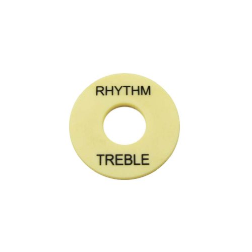 Musiclily Selettore Pickup Rondella Di Plastica "Rythm Treble"Per Chitarra Stile Les Paul, Avorio(2 Pezzi)