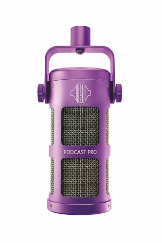 Sontronics Podcast Pro Microfono Dinamico Viola Per Podcast, Trasmissione, Streaming E Videoconferenza