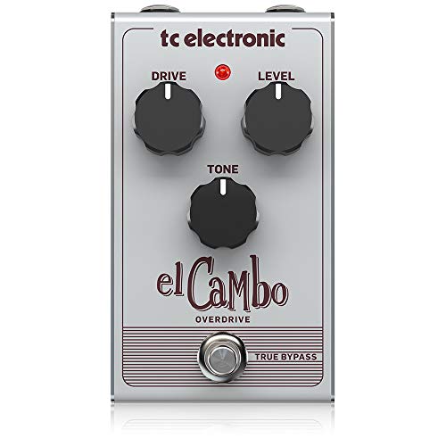 Tc Electronic El Cambo Overdrive Classic Tube Overdrive Pedal Con Interfaccia Intuitiva A 3 Manopole Per Toni Rock Blues Essenziali