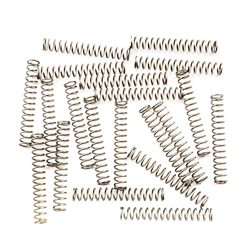Musiclily Pro 4,5X30Mm Molle In Acciaio Inox Per Sellette Chitarra Elettrica Basso, Colore Originale (Set Di 20)