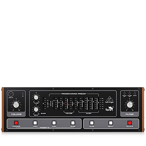 Behringer Toro Classic - Sintetizzatore Per Bassi Analogici Con 2 Vco, Filtro Caricatore E Preset In Formato Eurorack
