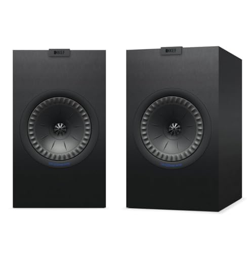 Kef Q350 Coppia Di Altoparlanti Neri, Hifi | Home Cinema | Diffusori Da Libreria | Box | Stereo | High End | 2 Vie
