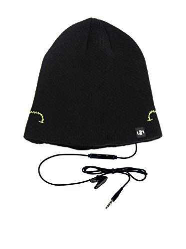 Hi-Fun Hi-Head Cappellino Musicale Con Altoparlante E Microfono Integrati, Nero
