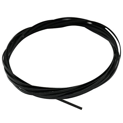 Musiclily 1650X1X0,5Mm Binding In Plastica Per Chitarra Classica/Acustica, Nero