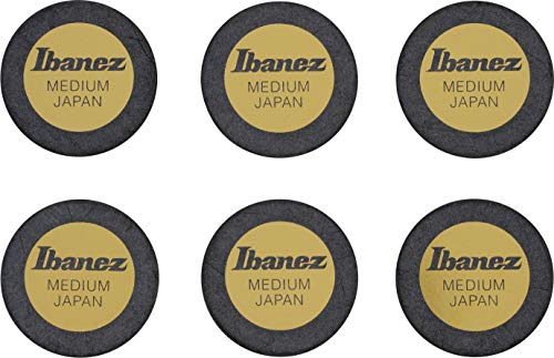 Ibanez Ppa1M-Bk Set Da 6 Pezzi, Tondo, 0,75 Mm, Nero