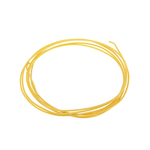 Gavitt Vintage Style Pre-Tinned Push-Back Cloth Covered Stranded Wire Per Amplificatore,Giallo 6 Piedi (2 Metri)