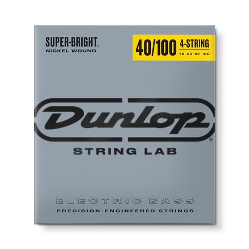 Dunlop - Dbsbn40100 Super Bright Nickel Plated Steel 40-100, Light Set/4
