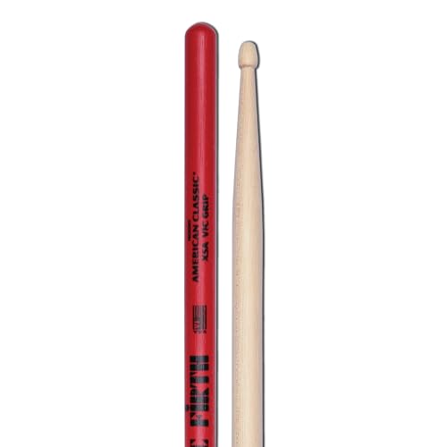Vic Firth - Bacchette Per Batteria Serie American Classic® Extreme - X5Avg Vicgrip - Hickory Americano - Punta Di Legno