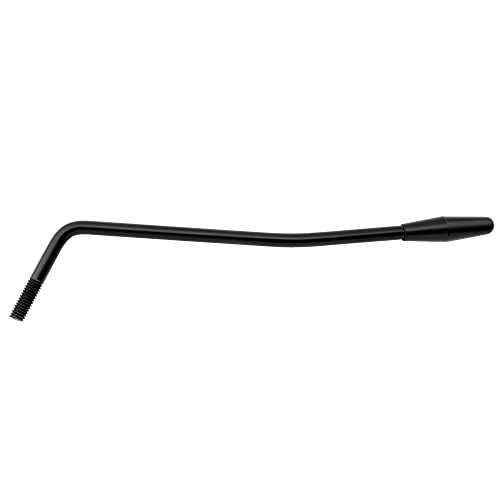 Musiclily 6Mm Tremolo Arm Leva Vibrato Whammy Bar Per Chitarra Elettrica Fender Straocaster Strat, Nero Con Punta Nero