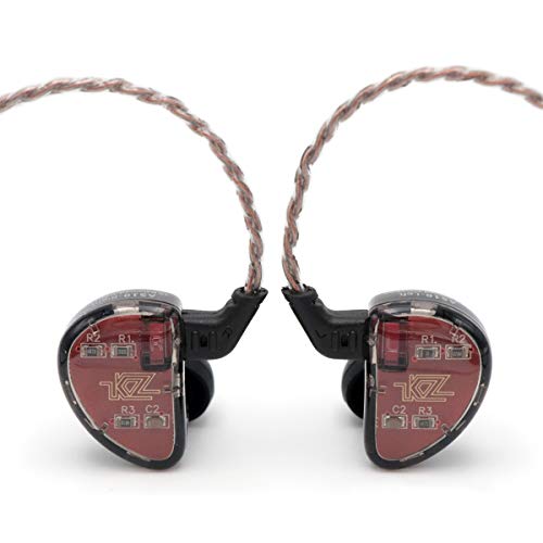 Linsoul Kz As10 5Ba Hifi Stereo In-Ear Auricolare Ad Alta Risoluzione Con Cavo A 2 Pin Da 0,75 Mm, Cinque Driver Ad Armatura Bilanciata, Cancellazione