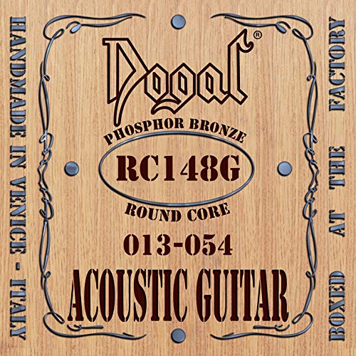 Dogal® »Rc148G Acoustic Guitar Set Phosphor Bronze« Corde Per Chitarra Acustica - Phosphore Bronze Round Core - 013/054