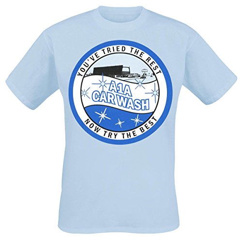 Transworld Aquatic - Maglietta, Manica Corta, Uomo, Blu (Sky Blue), 2Xl