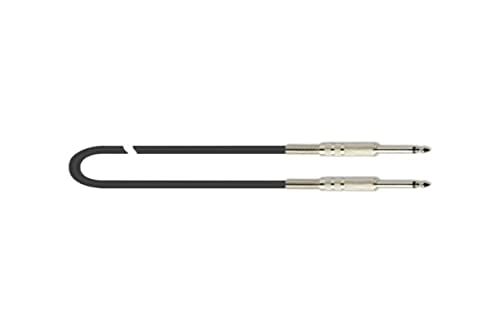 Quik Lok - Sx/764-3 Jack Mono/Jack Mono, Cavo Per Strumenti Musicali, Lunghezza 3 Mt, Colore Nero