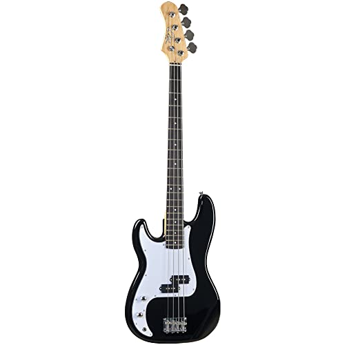 Eko Guitars - Vpb-100 Lh Black Left Handed, Basso Elettrico Left Handed, Corpo Tiglio E Manico Acero, Colore Nero