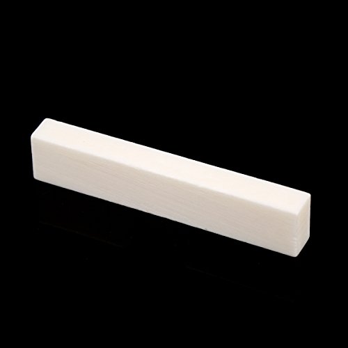 Musiclily Capotasto Grezzo Da Lavorare Osso Per Chitarra Classica, 52X6X10Mm(2 Pezzi)