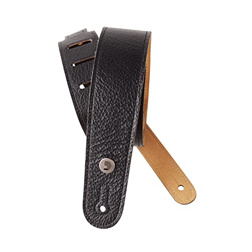 Planet Waves - Tracolla Sottile Per Chitarra, In Pelle, Colore: Nero