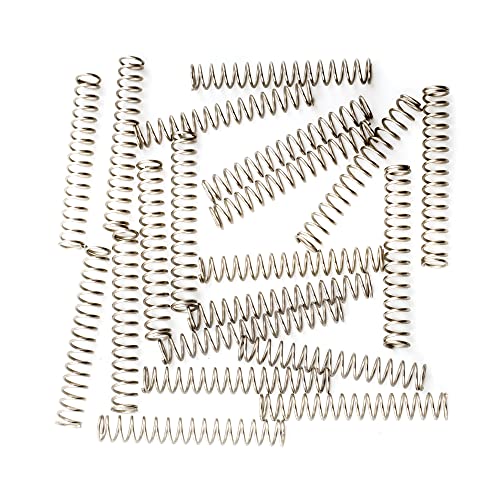 Musiclily Pro 4,5X35Mm Molle In Acciaio Inox Per Sellette Chitarra Elettrica Basso, Colore Originale (Set Di 20)