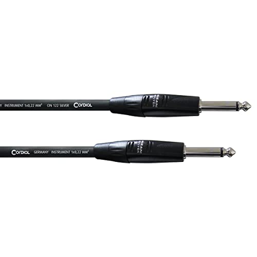 Cordial Cii 1,5 Pp - Cavo Per Chitarra E Altri Strumenti, Da Jack Mono 6,3 Mm A Jack Mono 6,3 Mm, Lunghezza 1,5 Cm