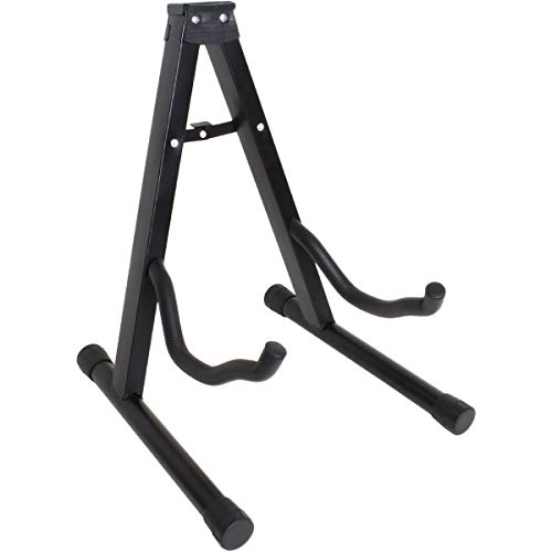 Igadgitz Xtra U6995 - Stand Chitarra Universale Portatile Reggi Chitarra Supporto Chitarra Piegehvole Bracci Di Schiuma Guitar Stand Bass Stand- Chita