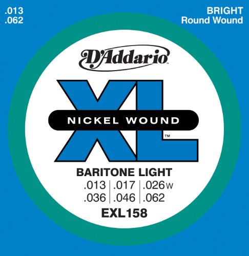 D'Addario Exl158 - Muta Per Elettrica Baritone Light (013/062)