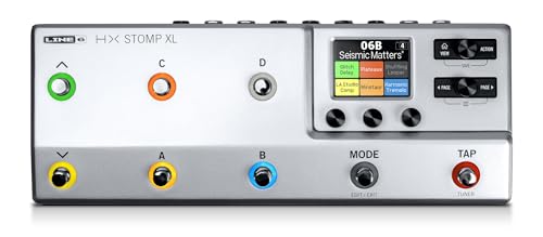 Line 6 Hx Stomp Xl Silver Pedalera Multi Efectos Para Guitarras Y Bajo Edición Limitada